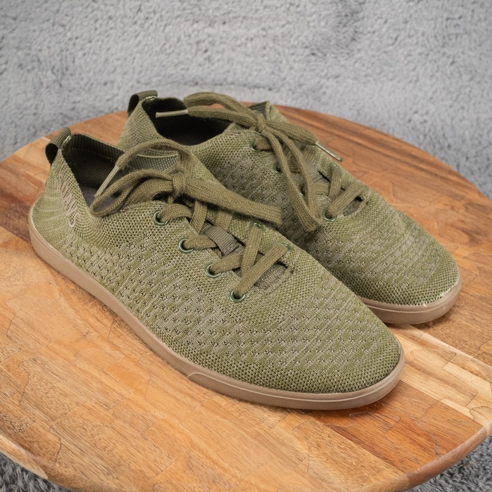 Suavs Zilker Men's 7 Women's 9 Lightweight Shoes Sneakers Olive Green Comfort